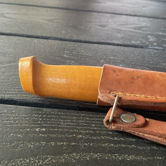 ✨Vintage✨ J Marttiini Finland Rapala Fish Fillet Knife Stainless Leather Sheath - Picture 5 of 15